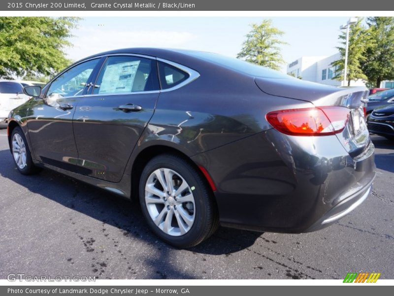 Granite Crystal Metallic / Black/Linen 2015 Chrysler 200 Limited