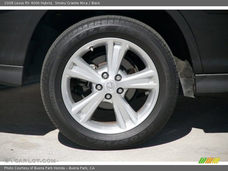 Smoky Granite Mica / Black 2008 Lexus RX 400h Hybrid