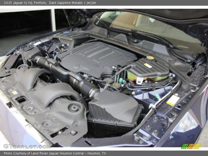 Dark Sapphire Metallic / Jet/Jet 2015 Jaguar XJ XJL Portfolio