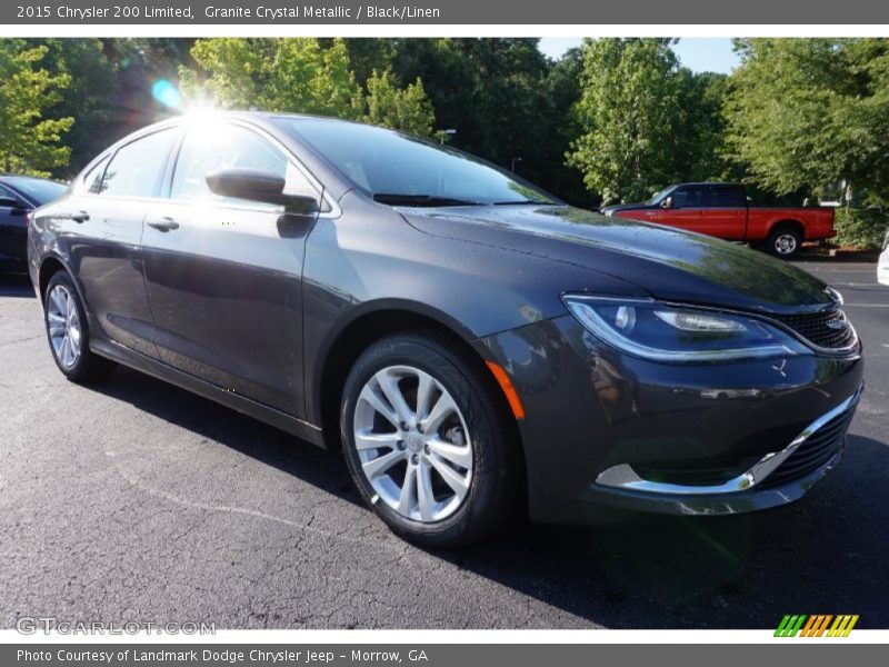 Granite Crystal Metallic / Black/Linen 2015 Chrysler 200 Limited