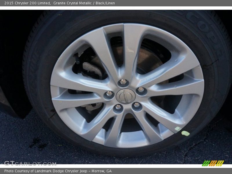 Granite Crystal Metallic / Black/Linen 2015 Chrysler 200 Limited