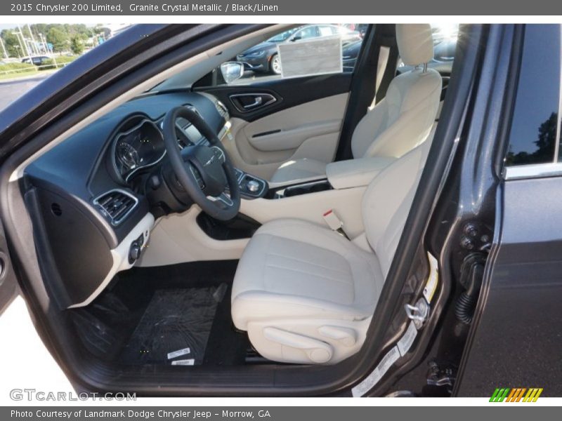 Granite Crystal Metallic / Black/Linen 2015 Chrysler 200 Limited
