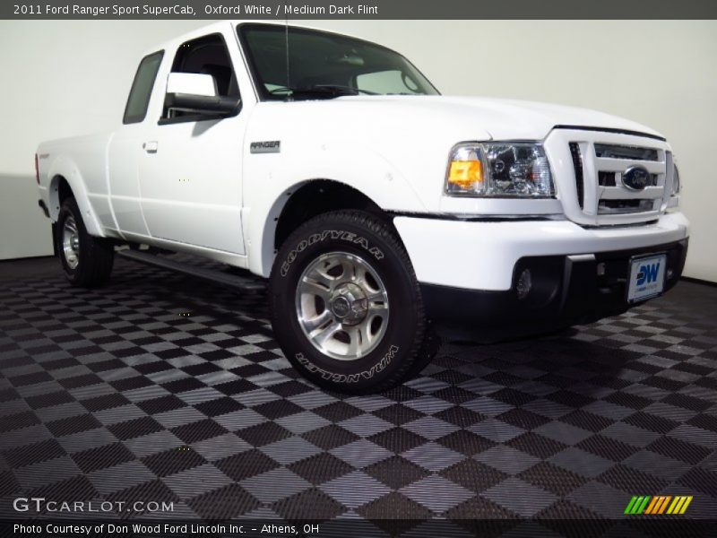 Oxford White / Medium Dark Flint 2011 Ford Ranger Sport SuperCab