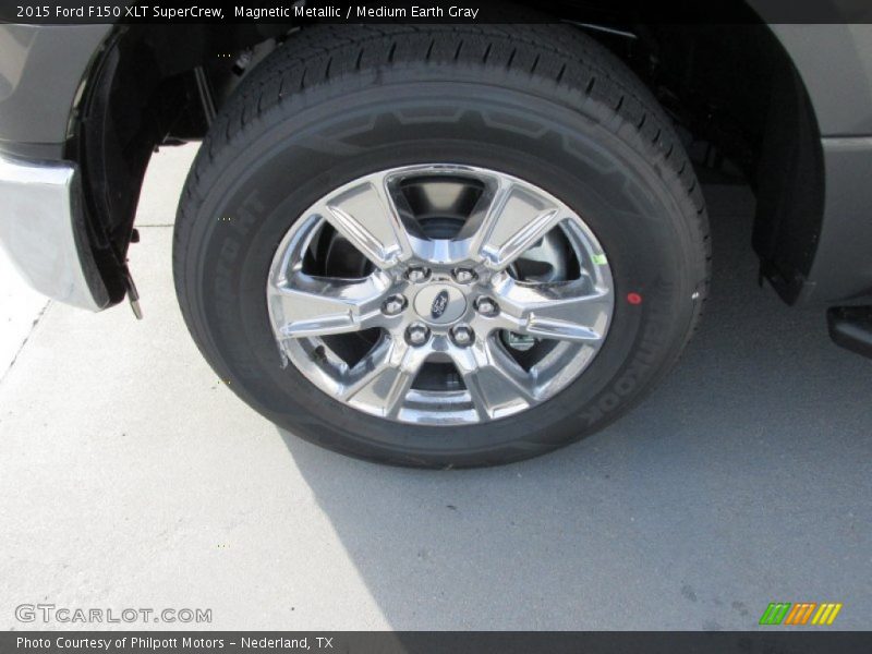 Magnetic Metallic / Medium Earth Gray 2015 Ford F150 XLT SuperCrew