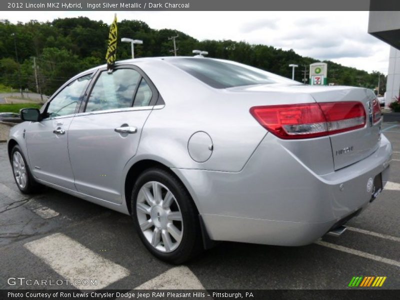 Ingot Silver Metallic / Dark Charcoal 2012 Lincoln MKZ Hybrid