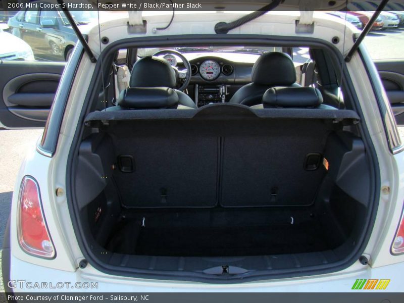 Pepper White / Black/Panther Black 2006 Mini Cooper S Hardtop