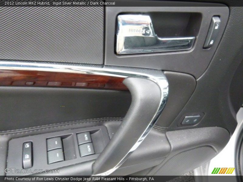 Ingot Silver Metallic / Dark Charcoal 2012 Lincoln MKZ Hybrid