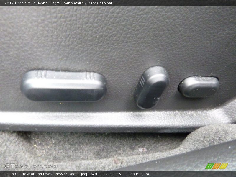 Ingot Silver Metallic / Dark Charcoal 2012 Lincoln MKZ Hybrid