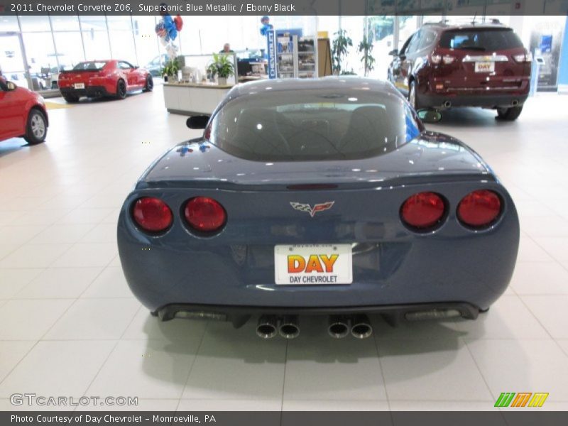 Supersonic Blue Metallic / Ebony Black 2011 Chevrolet Corvette Z06