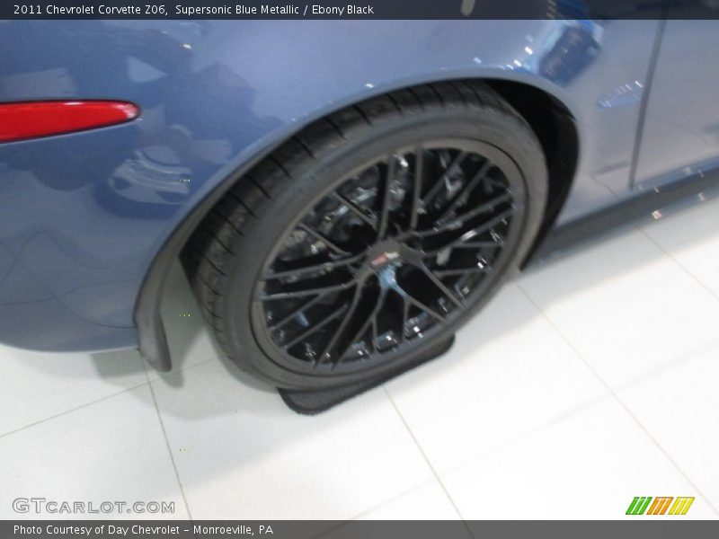 Supersonic Blue Metallic / Ebony Black 2011 Chevrolet Corvette Z06