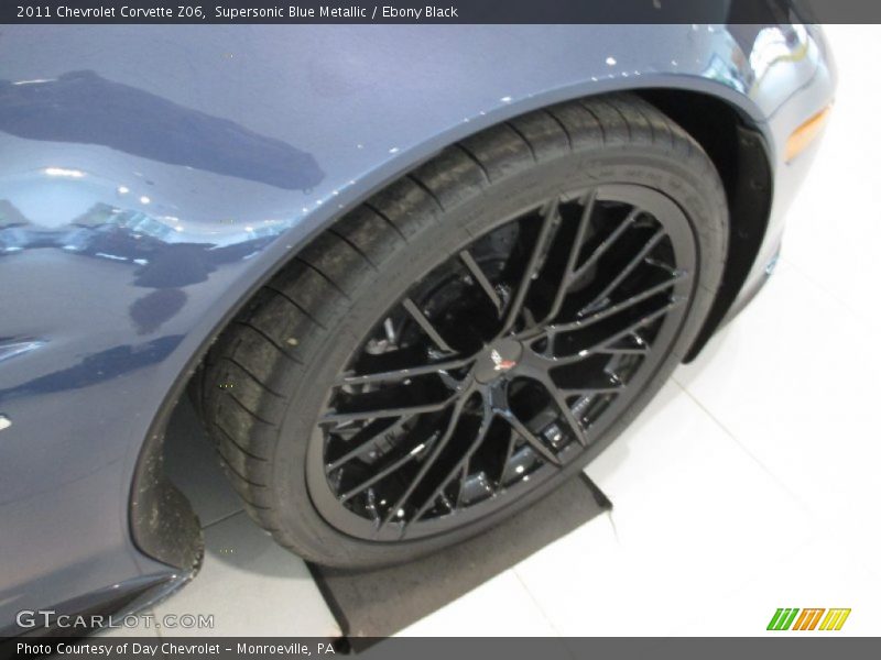 Supersonic Blue Metallic / Ebony Black 2011 Chevrolet Corvette Z06