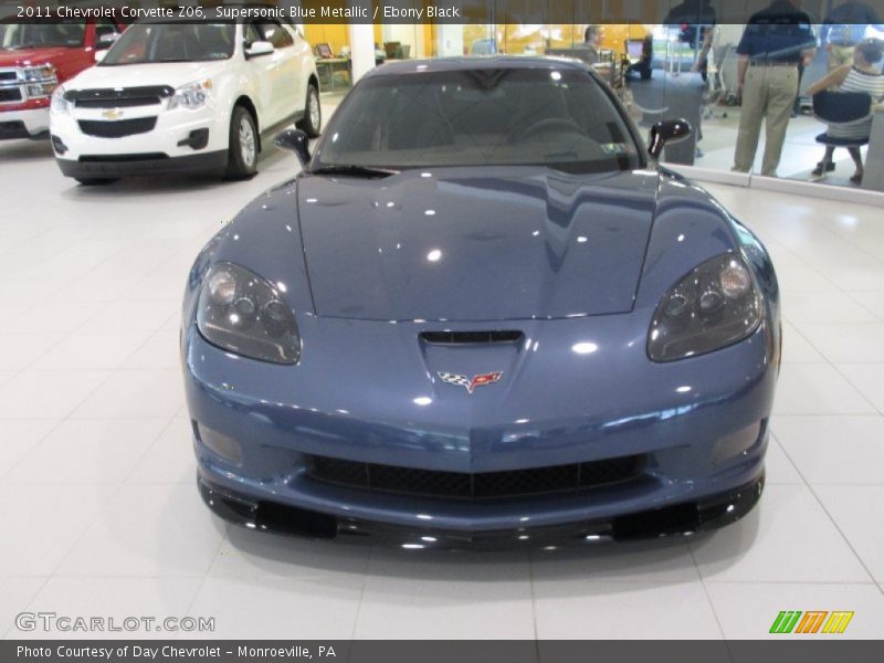 Supersonic Blue Metallic / Ebony Black 2011 Chevrolet Corvette Z06