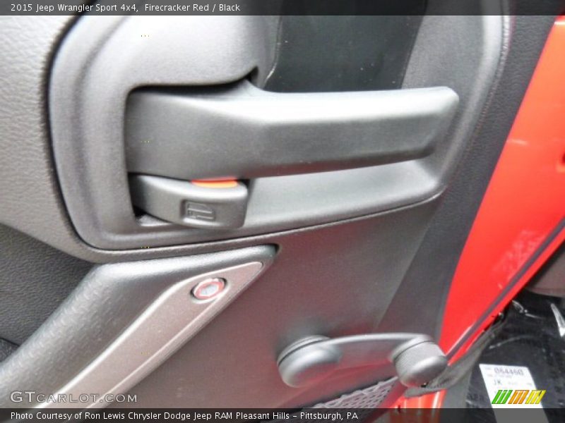 Firecracker Red / Black 2015 Jeep Wrangler Sport 4x4