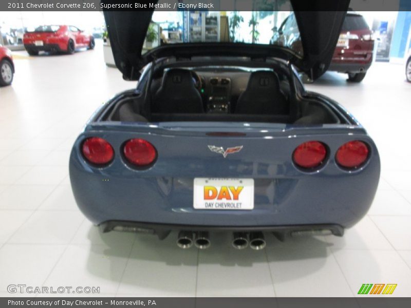 Supersonic Blue Metallic / Ebony Black 2011 Chevrolet Corvette Z06