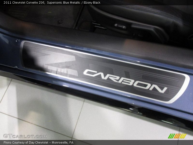 Supersonic Blue Metallic / Ebony Black 2011 Chevrolet Corvette Z06