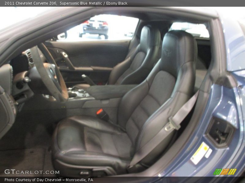 Supersonic Blue Metallic / Ebony Black 2011 Chevrolet Corvette Z06