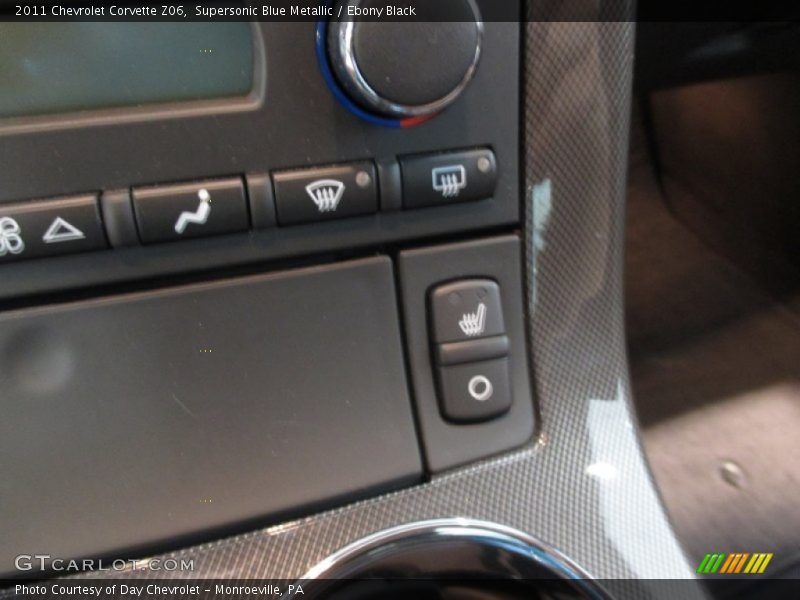 Supersonic Blue Metallic / Ebony Black 2011 Chevrolet Corvette Z06