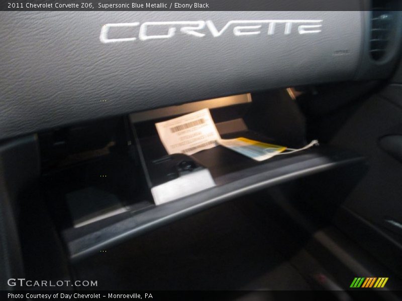 Supersonic Blue Metallic / Ebony Black 2011 Chevrolet Corvette Z06