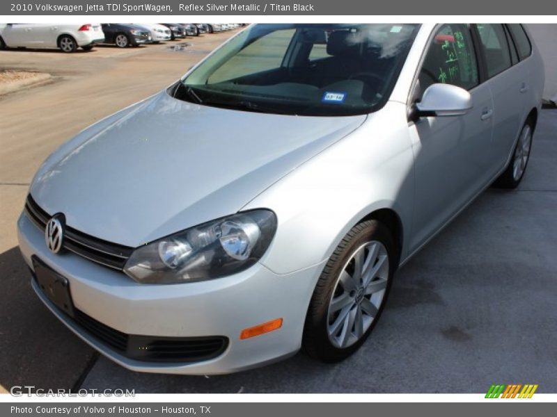 Reflex Silver Metallic / Titan Black 2010 Volkswagen Jetta TDI SportWagen