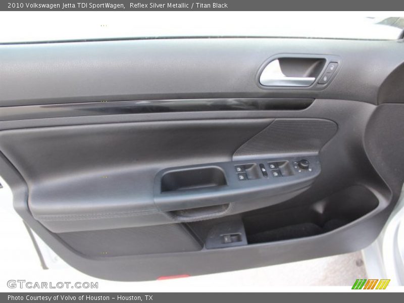 Reflex Silver Metallic / Titan Black 2010 Volkswagen Jetta TDI SportWagen