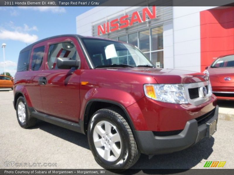Tango Red Pearl / Gray 2011 Honda Element EX 4WD