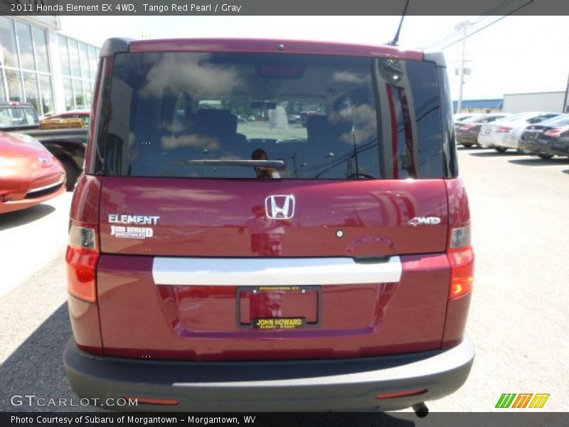 Tango Red Pearl / Gray 2011 Honda Element EX 4WD