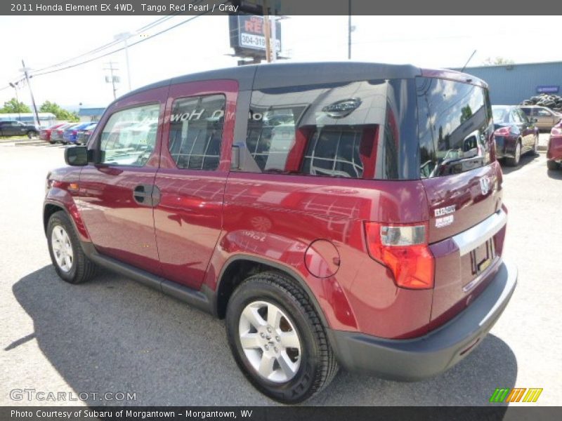 Tango Red Pearl / Gray 2011 Honda Element EX 4WD
