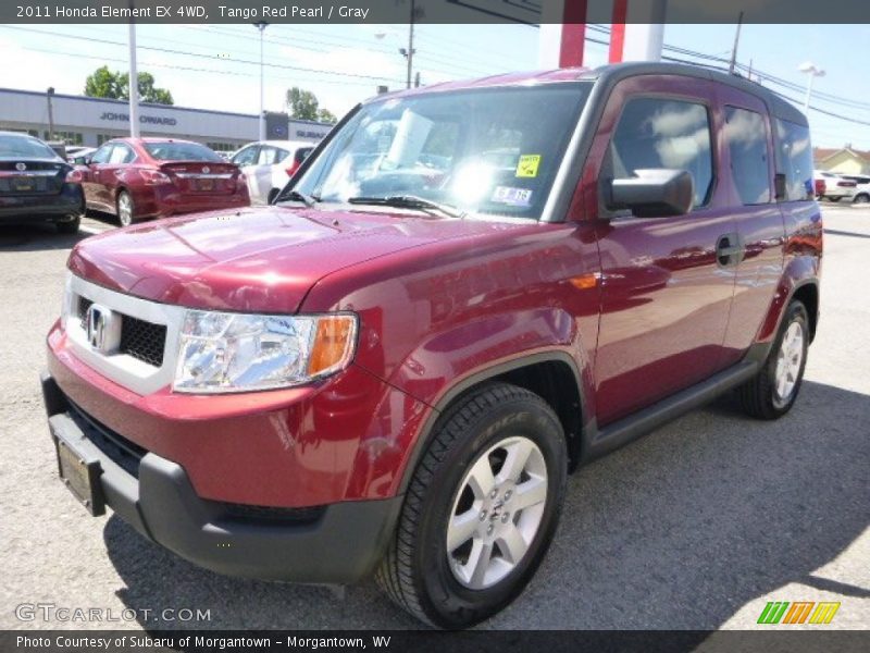 Tango Red Pearl / Gray 2011 Honda Element EX 4WD