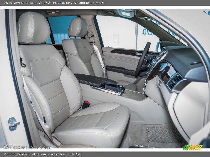 Polar White / Almond Beige/Mocha 2015 Mercedes-Benz ML 350