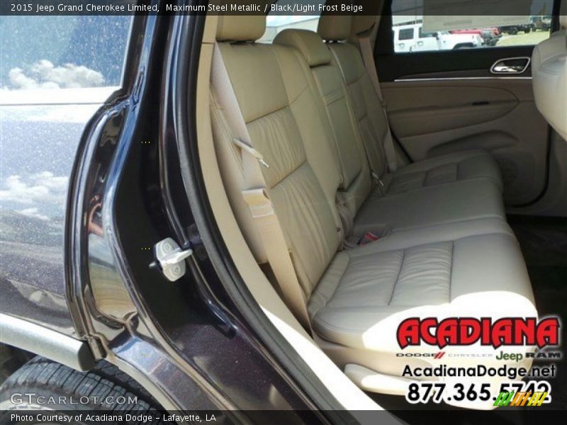 Maximum Steel Metallic / Black/Light Frost Beige 2015 Jeep Grand Cherokee Limited