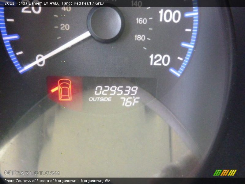 Tango Red Pearl / Gray 2011 Honda Element EX 4WD