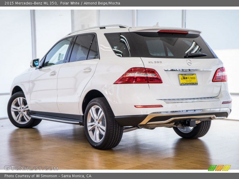 Polar White / Almond Beige/Mocha 2015 Mercedes-Benz ML 350