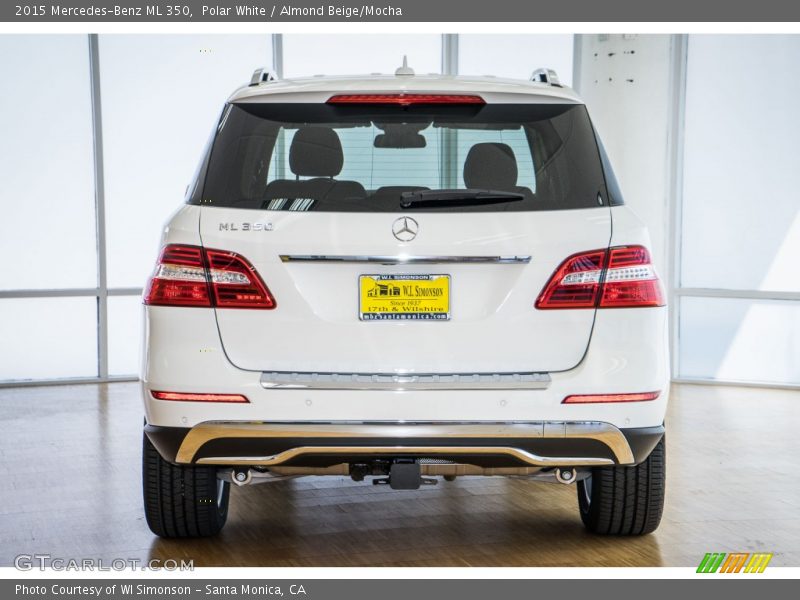 Polar White / Almond Beige/Mocha 2015 Mercedes-Benz ML 350
