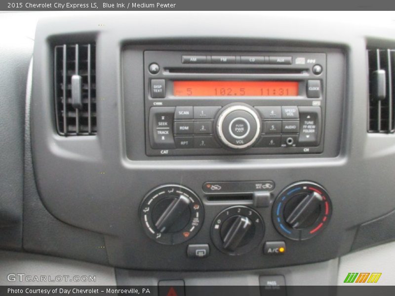 Blue Ink / Medium Pewter 2015 Chevrolet City Express LS