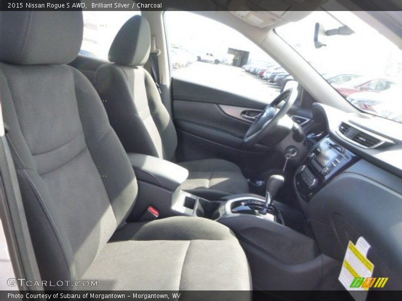 Brilliant Silver / Charcoal 2015 Nissan Rogue S AWD