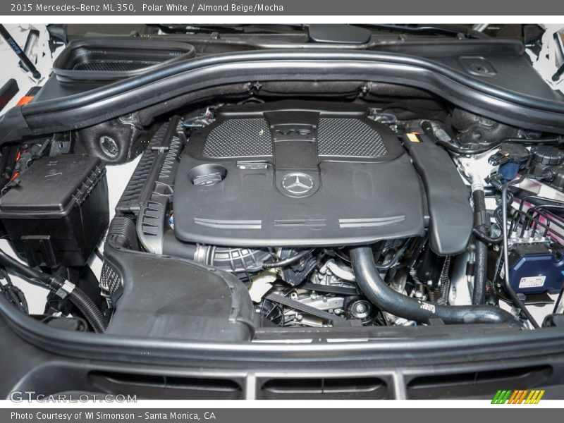 Polar White / Almond Beige/Mocha 2015 Mercedes-Benz ML 350