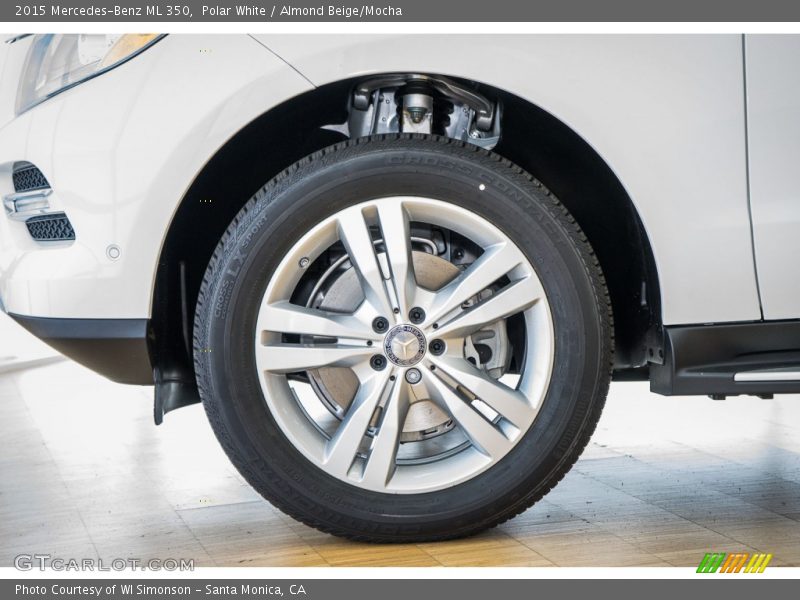 Polar White / Almond Beige/Mocha 2015 Mercedes-Benz ML 350