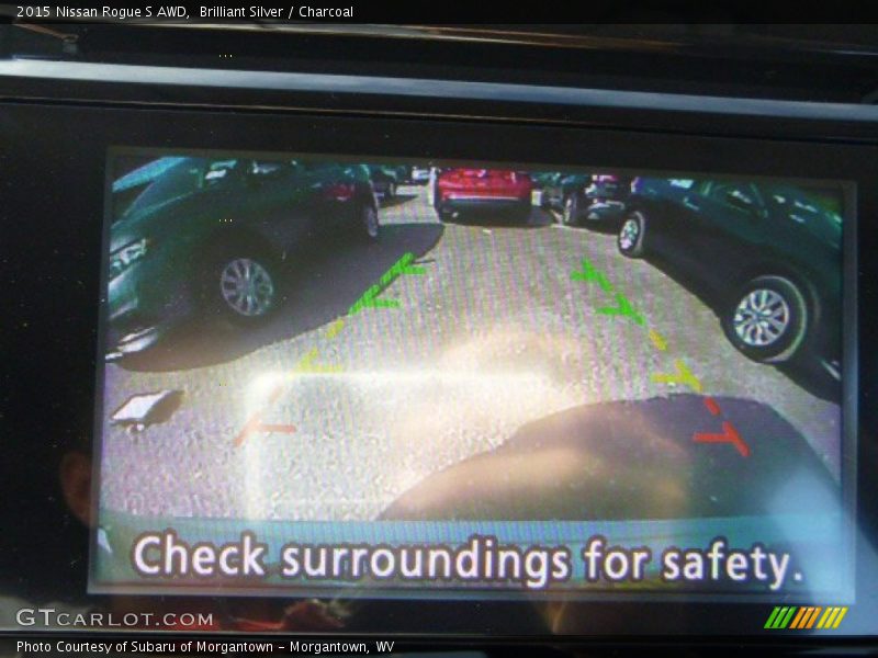 Brilliant Silver / Charcoal 2015 Nissan Rogue S AWD