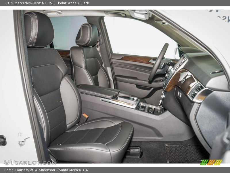 Polar White / Black 2015 Mercedes-Benz ML 350