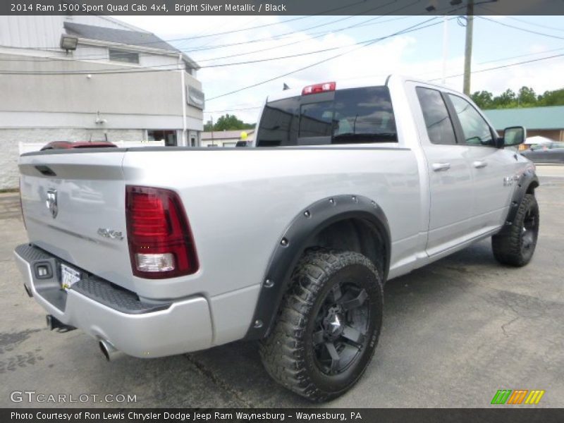 Bright Silver Metallic / Black 2014 Ram 1500 Sport Quad Cab 4x4