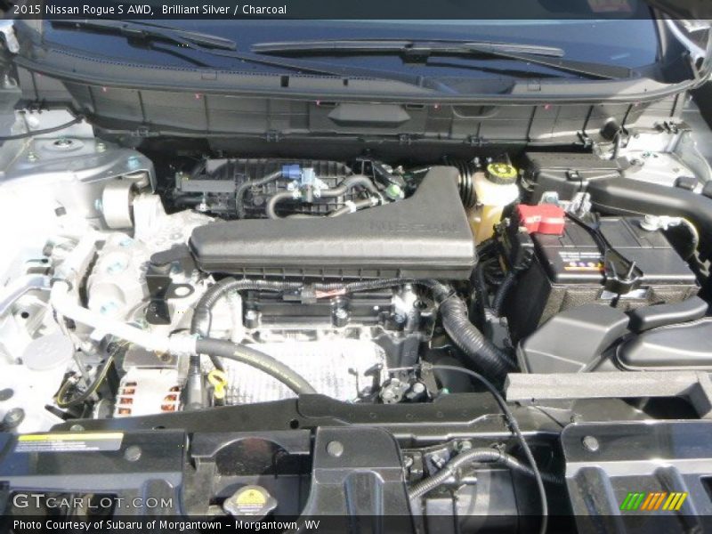 Brilliant Silver / Charcoal 2015 Nissan Rogue S AWD