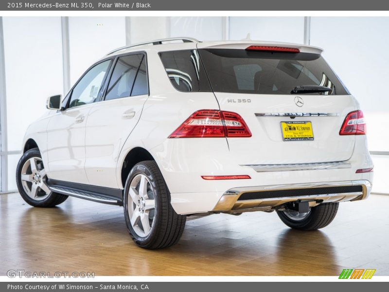 Polar White / Black 2015 Mercedes-Benz ML 350