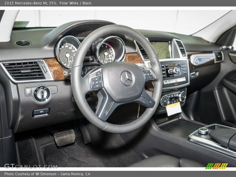 Polar White / Black 2015 Mercedes-Benz ML 350