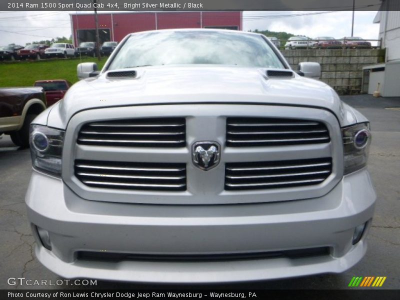 Bright Silver Metallic / Black 2014 Ram 1500 Sport Quad Cab 4x4