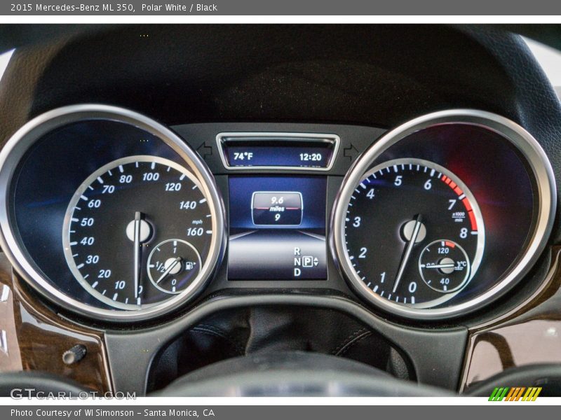 Polar White / Black 2015 Mercedes-Benz ML 350