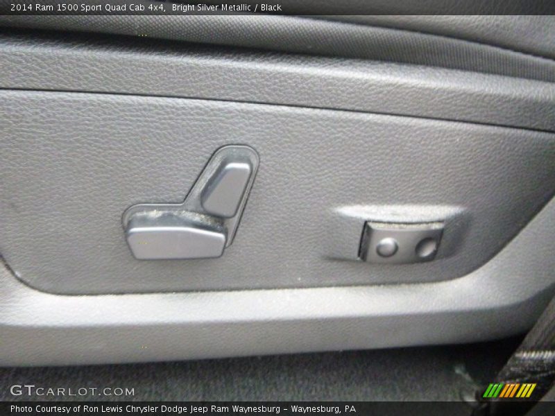 Bright Silver Metallic / Black 2014 Ram 1500 Sport Quad Cab 4x4