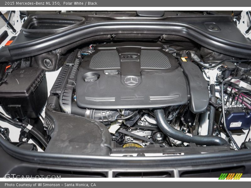 Polar White / Black 2015 Mercedes-Benz ML 350