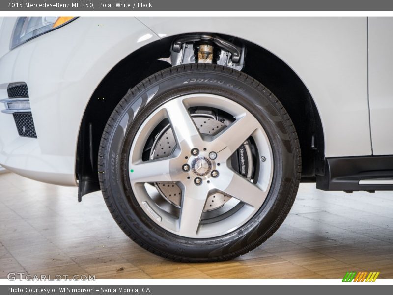Polar White / Black 2015 Mercedes-Benz ML 350