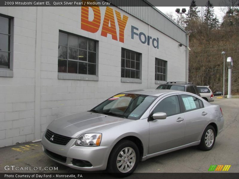 Quick Silver Pearl / Medium Gray 2009 Mitsubishi Galant ES