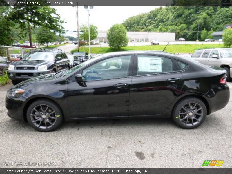Pitch Black / Black 2015 Dodge Dart SE